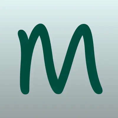 Магнит у дома, сеть супермаркетов, лого-визитка